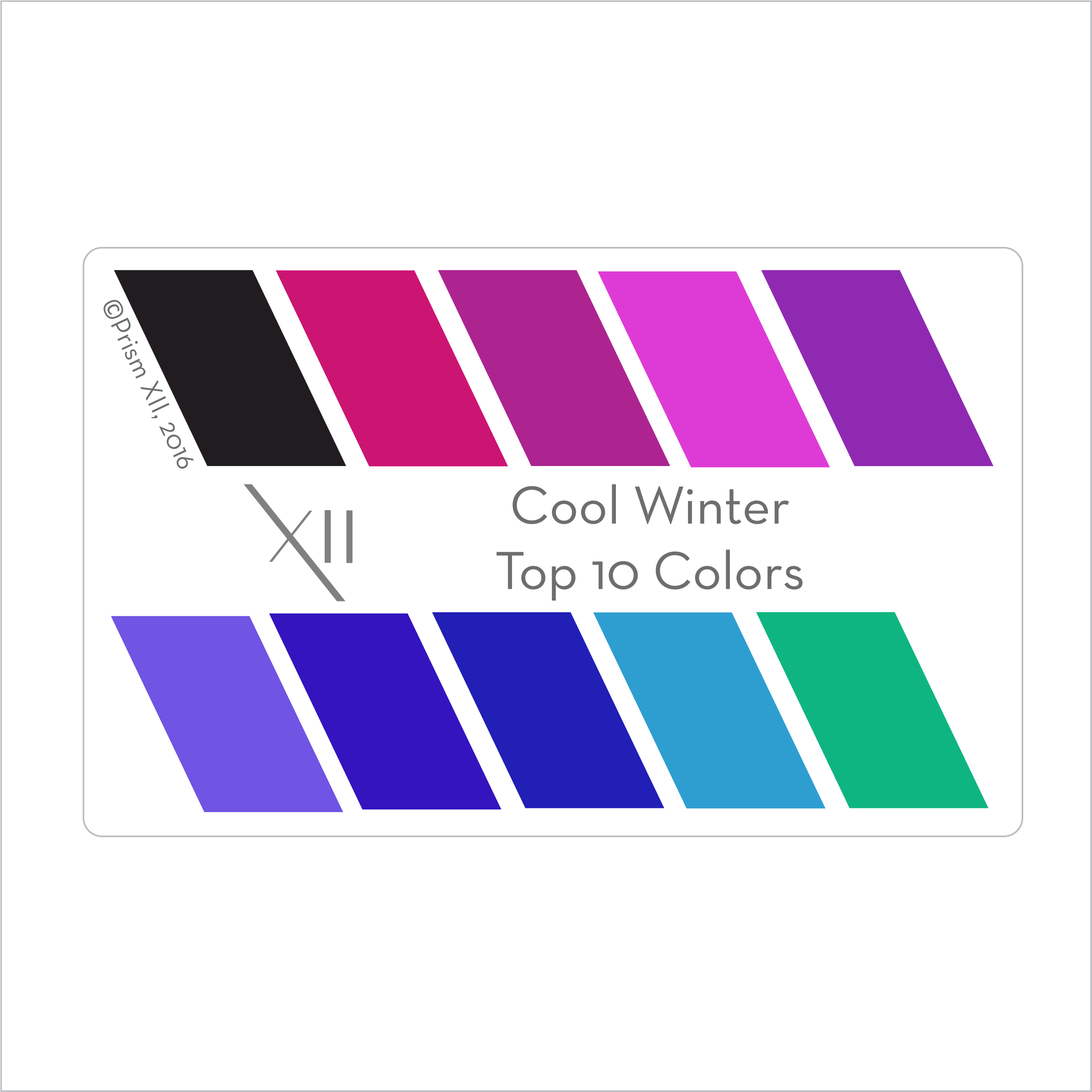 Top 10 Colors — PrismXII